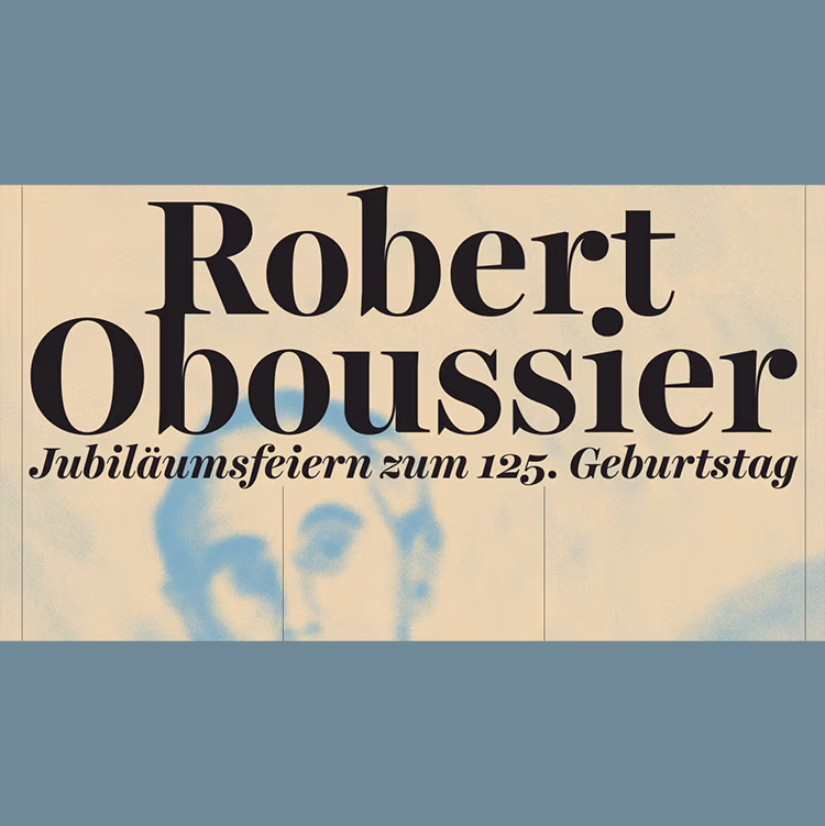 Robert Oboussier – Jubiläumsfeier mit Konzert, Buchvernissage und Lesung
