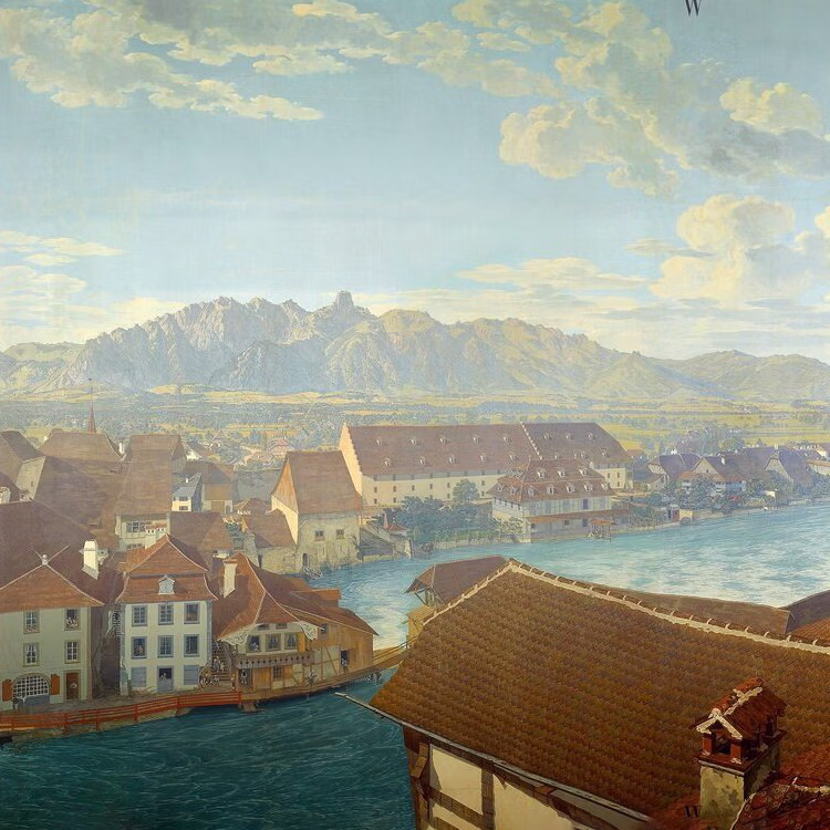 Thun-Panorama: Das Rundbild von Marquard Wocher